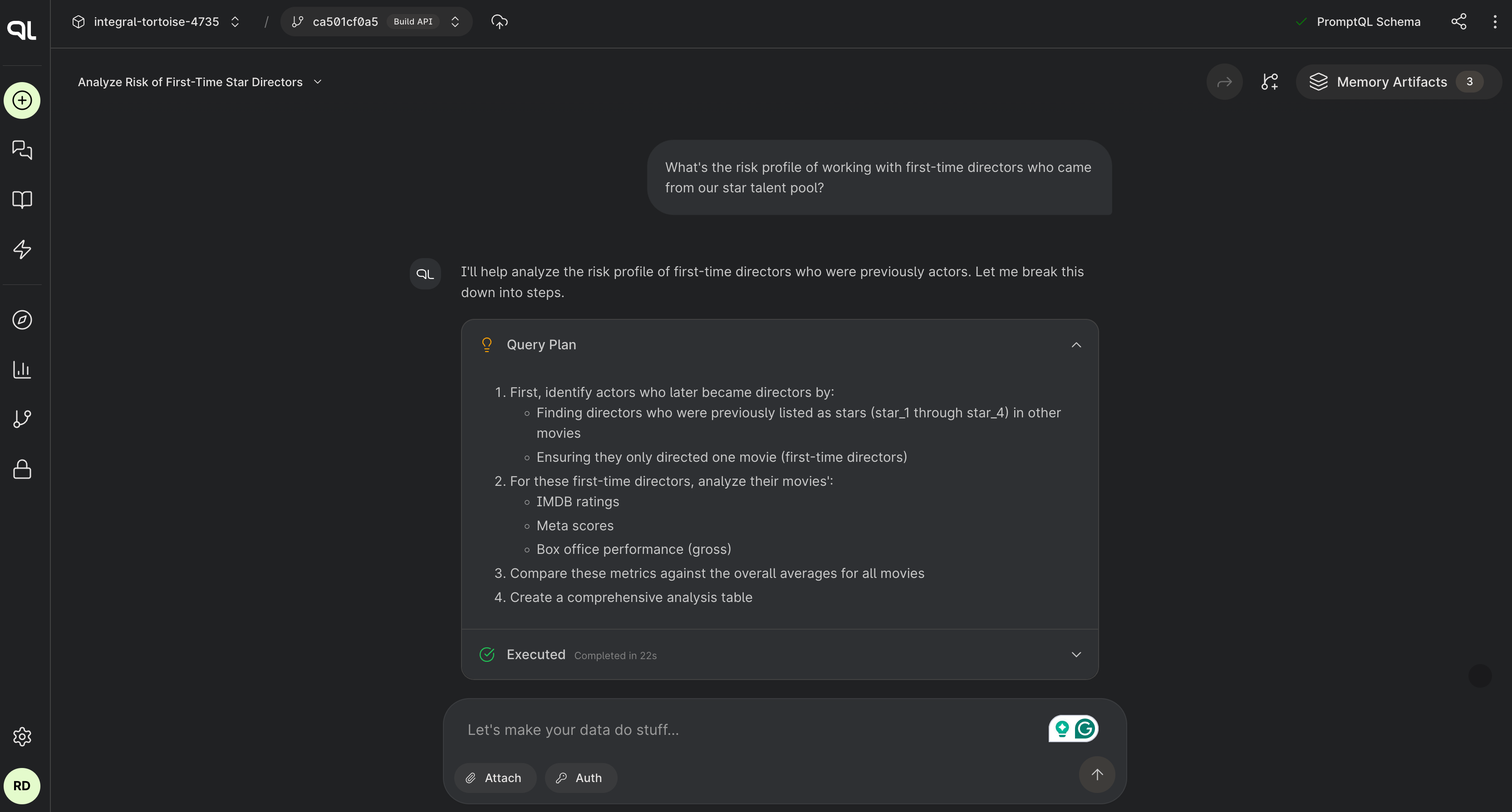 Details of a deployed automation.